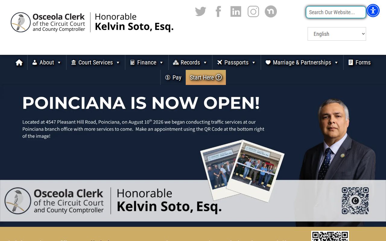 Kissimmee residents directory Osceola Clerk records hub