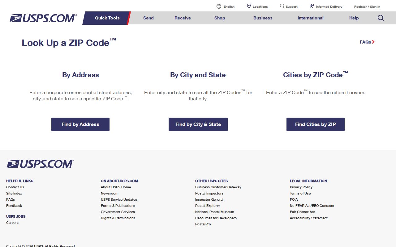 Kissimmee ZIP code directory USPS address lookup